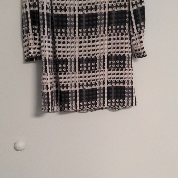Thakoon for Design Nation Black and‎ White Long Sleeve Dress Size Small - Picture 4 of 16